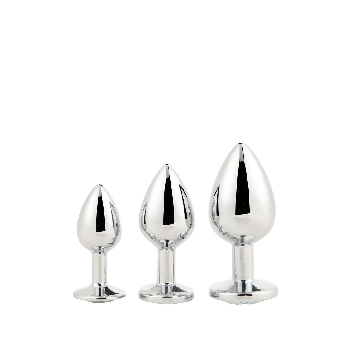 Plug Anal Dream Toys Gleaming Love Prateado